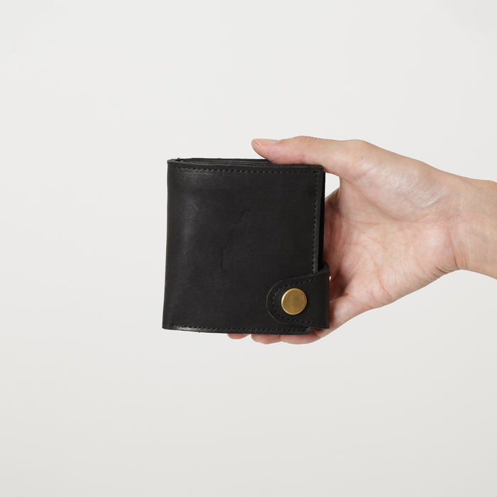 leathertone|姫路レザー/モストロ 2つ折りコンパクト財布