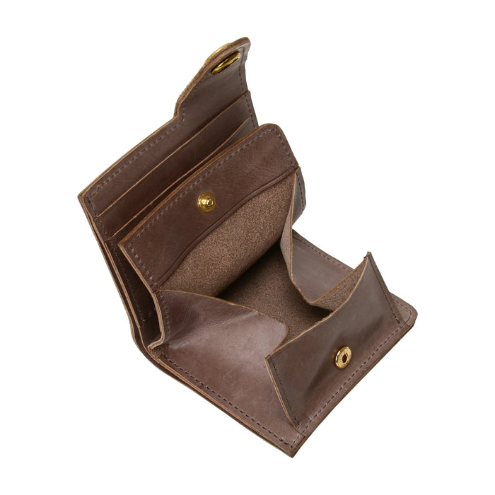 leathertone|姫路レザー/モストロ 2つ折りコンパクト財布