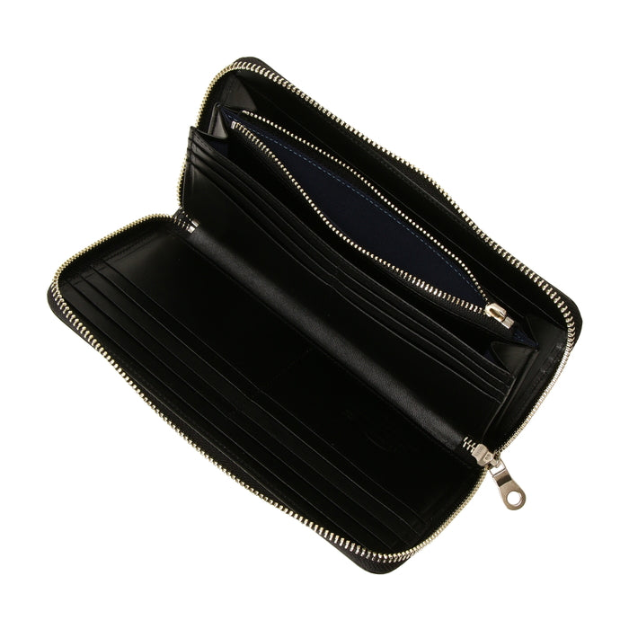 leathertone|栃木レザー ラウンドファスナー長財布 日本製