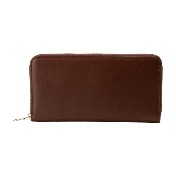 leathertone|栃木レザー ラウンドファスナー長財布 日本製