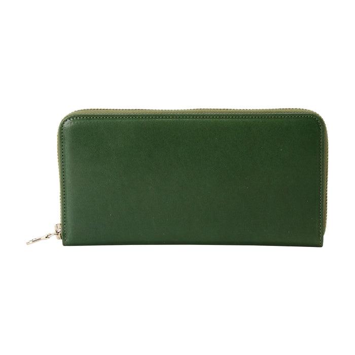 leathertone|栃木レザー ラウンドファスナー長財布 日本製