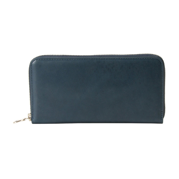 leathertone|栃木レザー ラウンドファスナー長財布 日本製