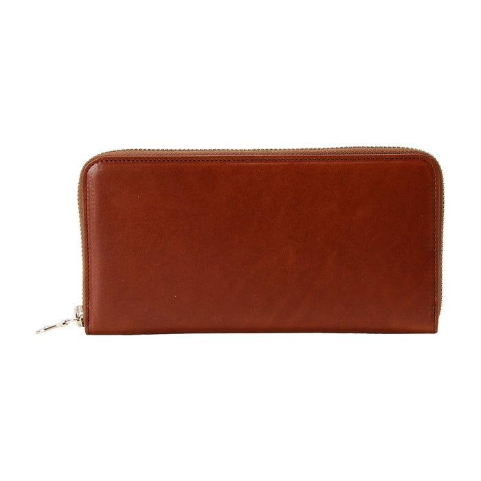 leathertone|栃木レザー ラウンドファスナー長財布 日本製