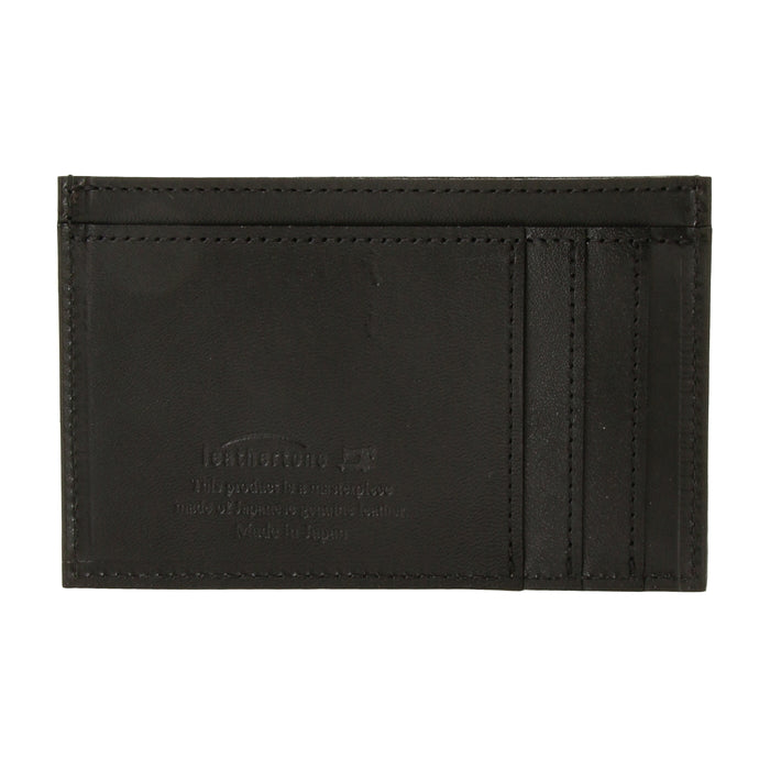 leathertone|栃木レザー グレンチェック型押し フラグメントケース 日本製