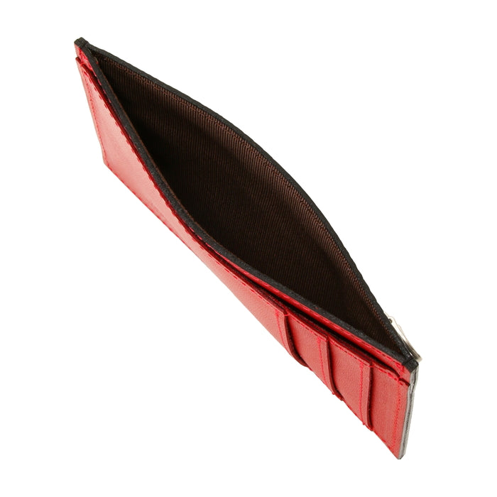 leathertone|栃木レザー グレンチェック型押し フラグメントケース 日本製