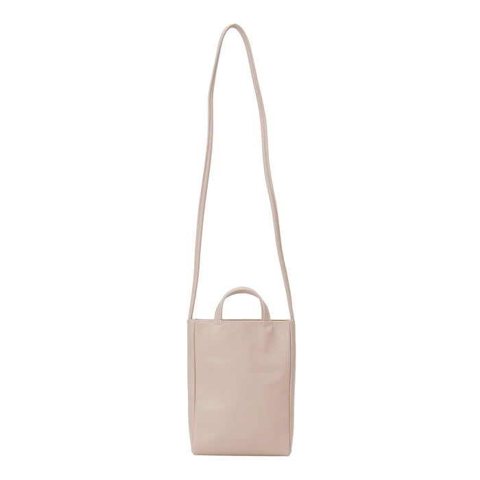 leathertone|手提げハンドル付ワンマイルポーチ ミニショルダーバッグ