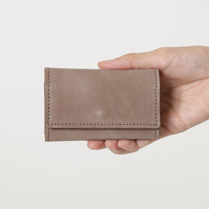 leathertone|姫路レザー/モストロ コンパクト3つ折り財布