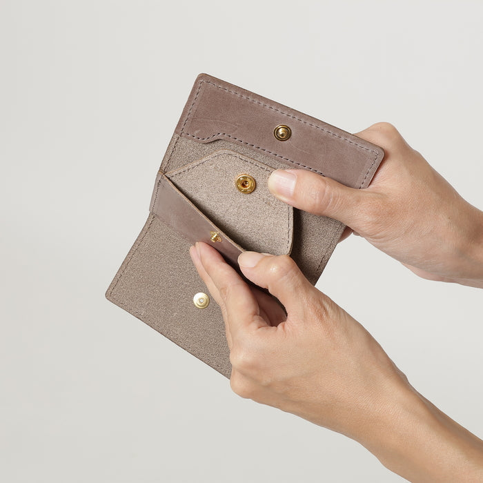 leathertone|姫路レザー/モストロ コンパクト3つ折り財布