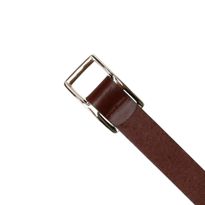 leathertone|栃木レザーサマーオイルベルト 25mm幅 センターピンバックル