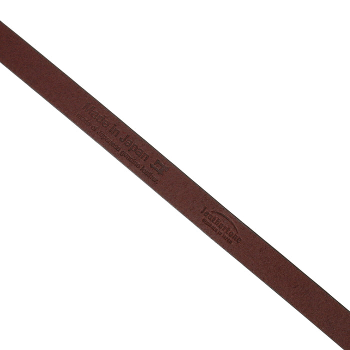leathertone|栃木レザーサマーオイルベルト 25mm幅 センターピンバックル