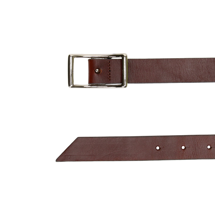 leathertone|栃木レザーサマーオイルベルト 25mm幅 センターピンバックル