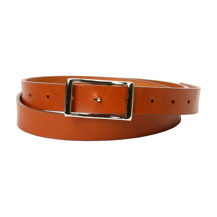 leathertone|栃木レザーサマーオイルベルト 25mm幅 センターピンバックル