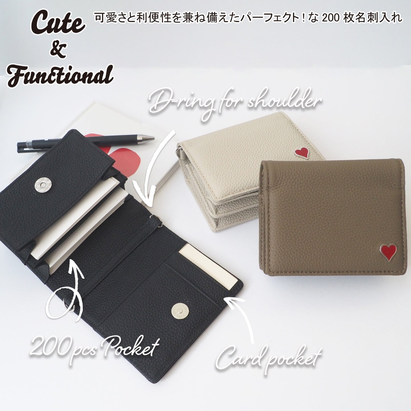 leathertone｜天然石シリーズ　miniポーチ