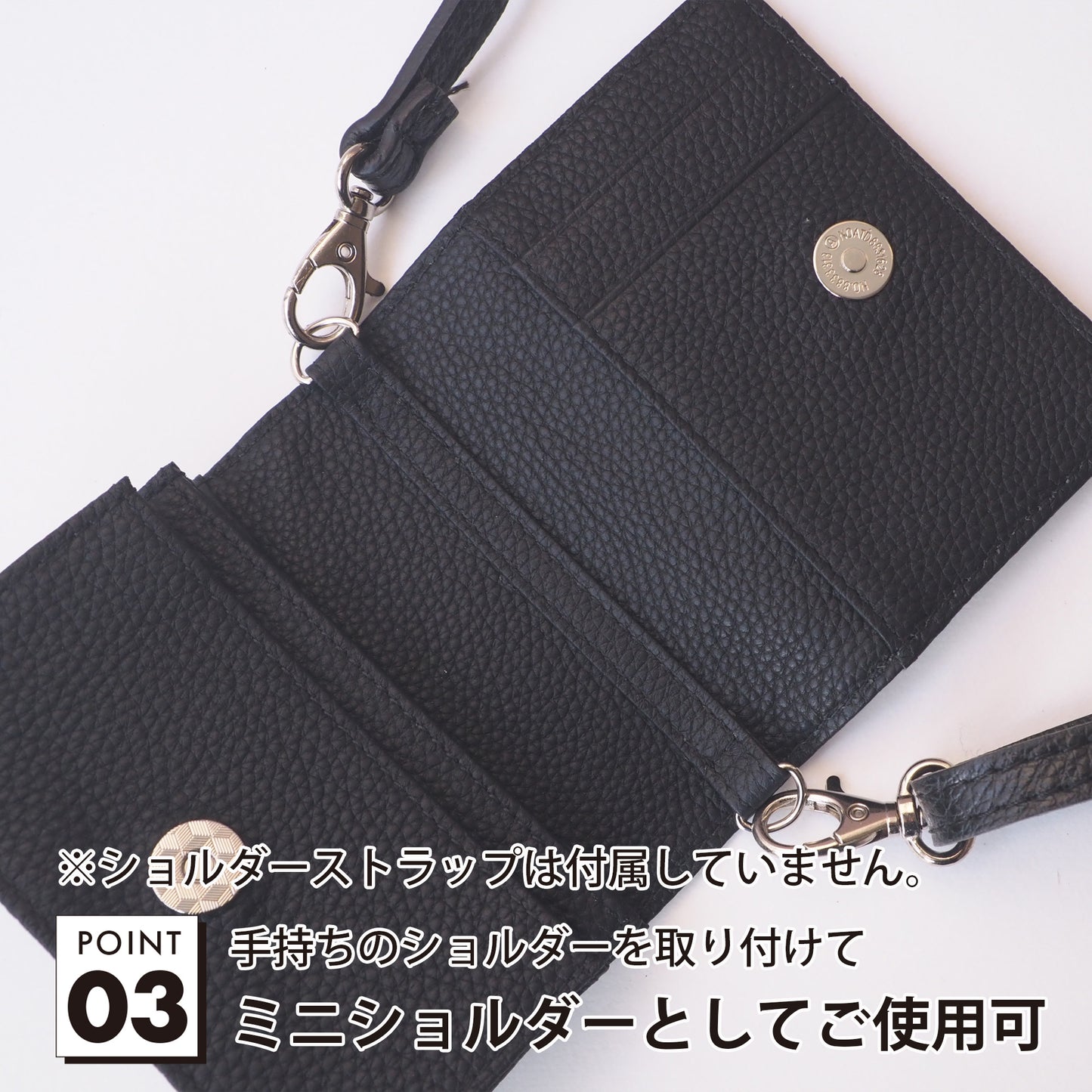 leathertone｜天然石シリーズ　miniポーチ