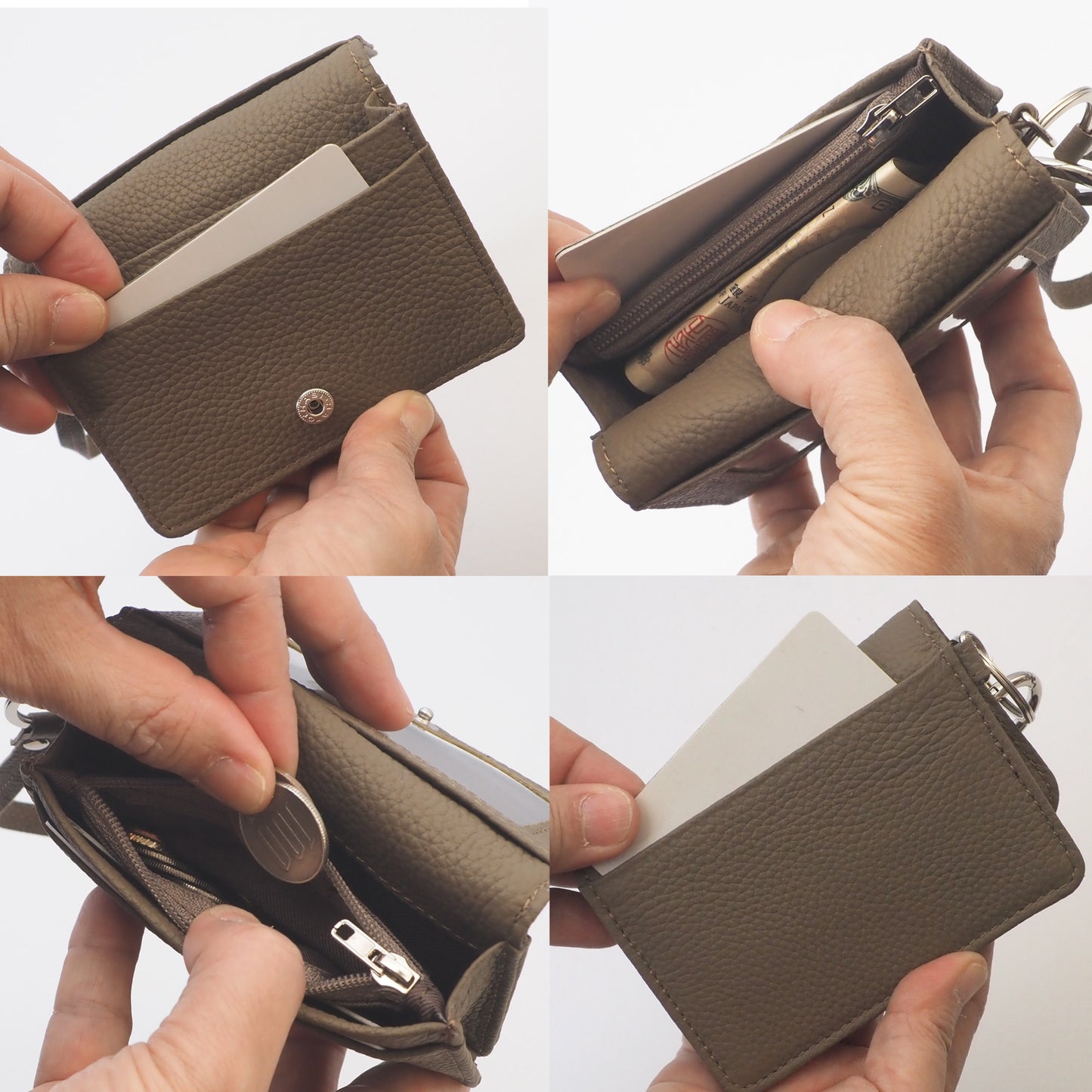 leathertone｜天然石シリーズ　コンパクト財布