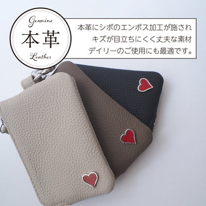 leathertone｜天然石シリーズ　カラビナ付ポーチ