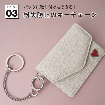 leathertone｜天然石シリーズ　小物入れ付定期入れ