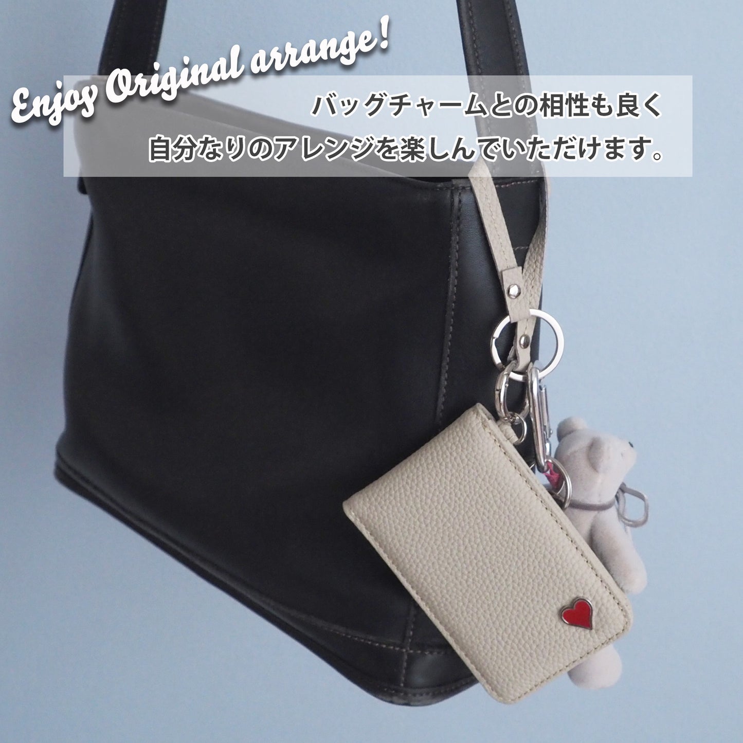 leathertone｜天然石シリーズ　二つ折り定期入れ
